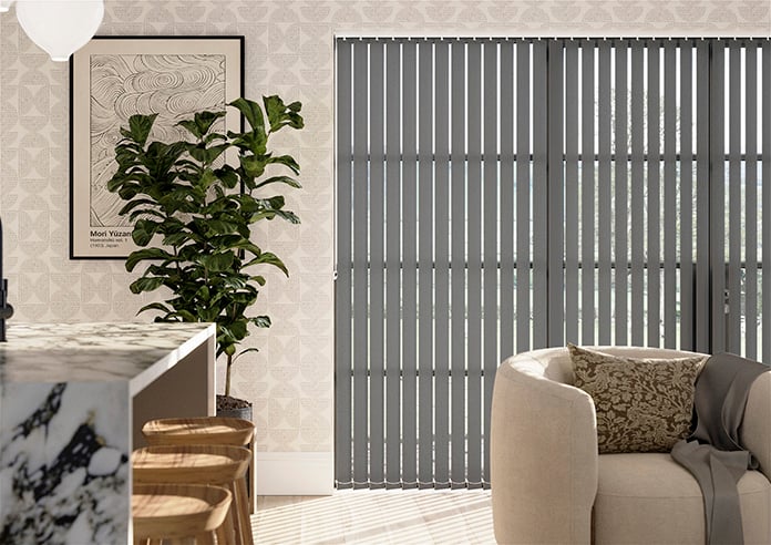 Sabari, Flint Grey - Vertical Blind - Image 3